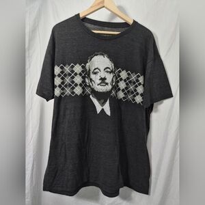 Chive Tees Bill Murray Argyle Graphic T-Shirt XXL